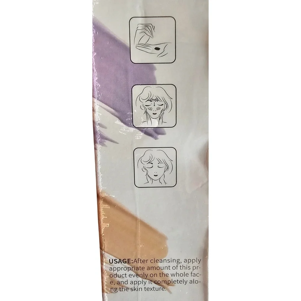 QIBEST Three-Colour Concealer Cream SPF 50 PA+++ UV Protection 40g Sweatproof